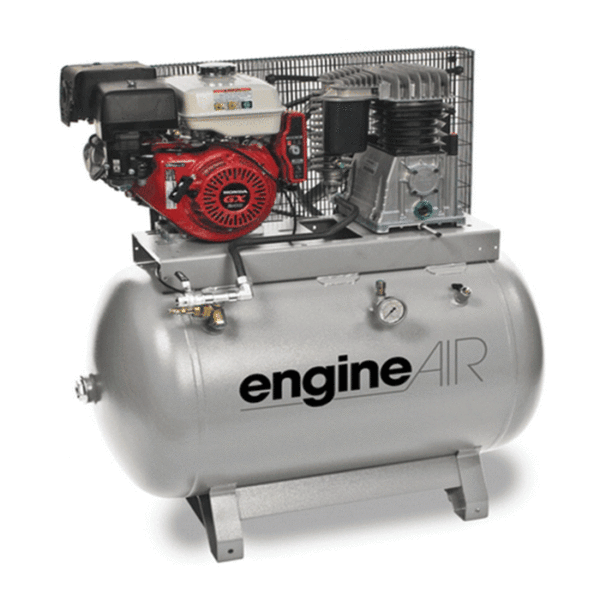 Compresseur d'air thermique moteur HONDA essence réservoir 270 litres