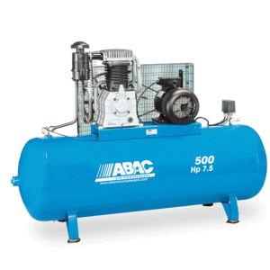 Compresseur d'air ABAC marche lente 500 litres 7,5 CV