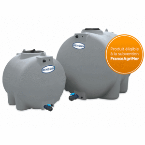 Cuve de stockage eau horizontal 300 litres grise RENSON