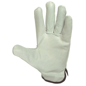 Gants de docker croûte de cuir et toile T9