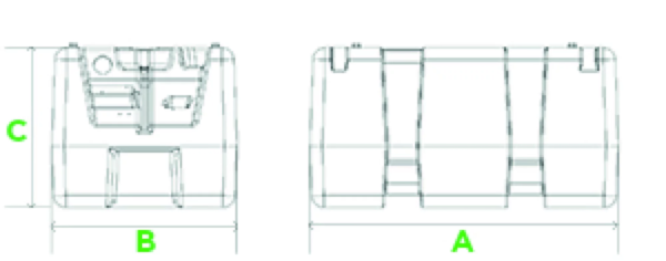 Cuve mobile 200L adblue
