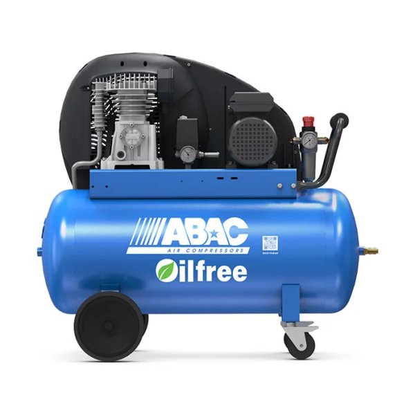 Compresseur d'air sans huile 100 litres 3 CV ABAC