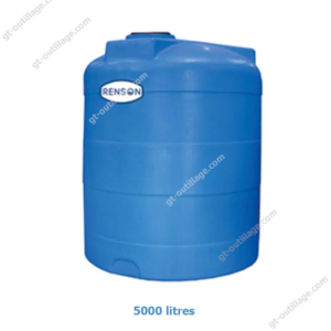 Cuve de stockage verticale PE 5000 Litres RENSON