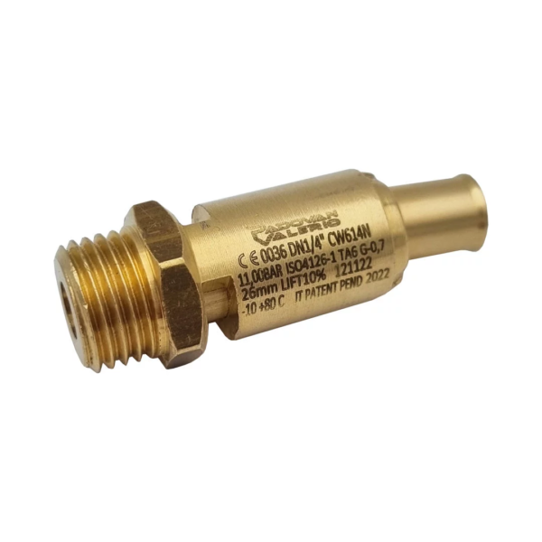 Soupape de sureté 1/4" 11 bar NUAIR