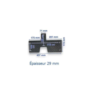 Tampon décolle-talon 457mm.