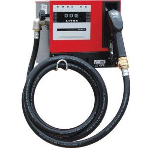 Pompe à gasoil 230V 70 l/min automatique/volucompteur - station carrossée