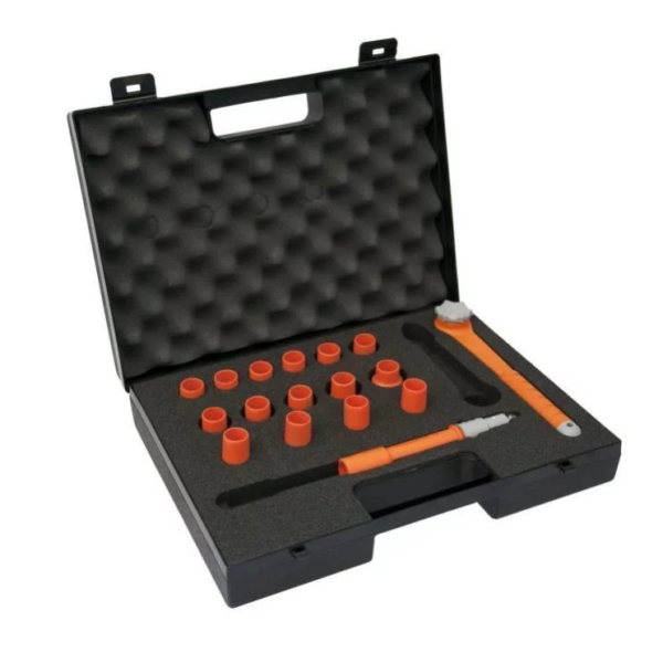 Coffret de douilles isolée 1000V 17 pièces