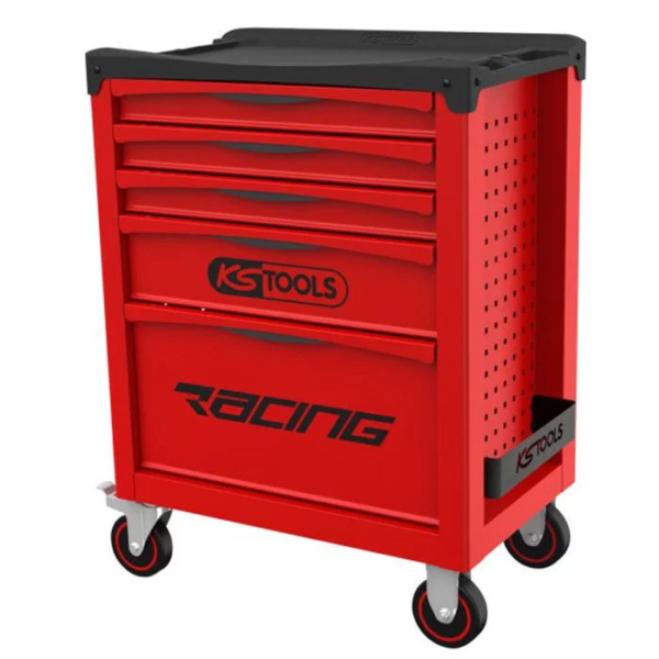 Servante RACING spéciale roue 5 tiroirs 60 outils KSTOOLS