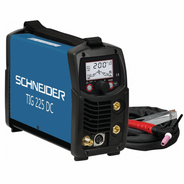 Poste à souder Inverter TIG 230V SCHNEIDER TIG 225 DC avec accessoires